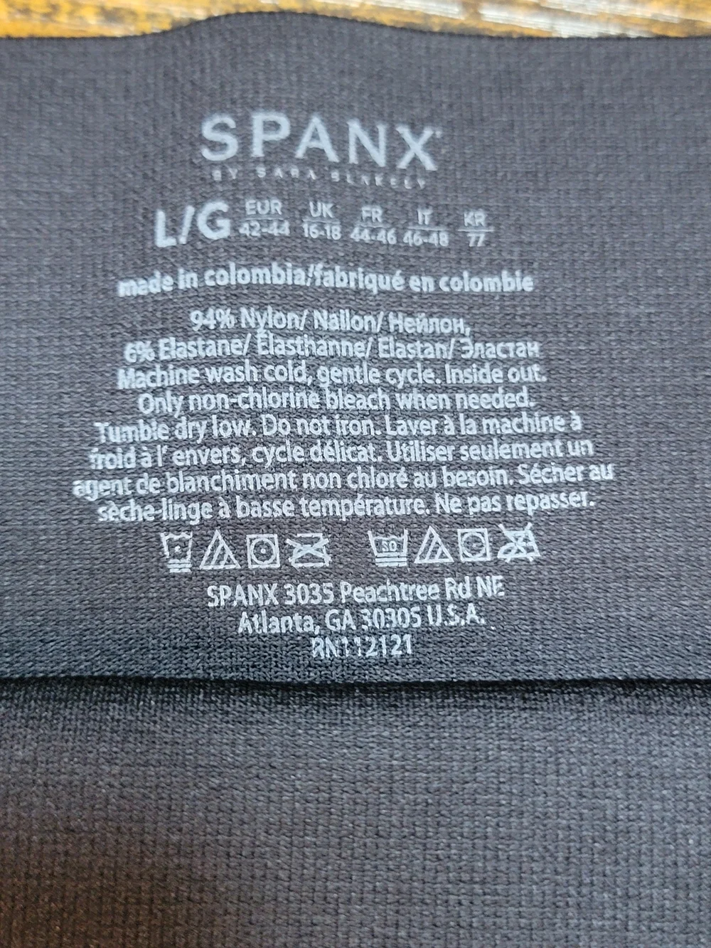 SPANX Black High-Waist Leggings - Picture 2 of 5